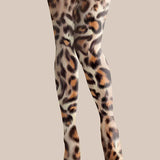 Viken | Leggings cu Modelul Leopard Mistic Subțire