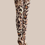 Viken | Leggings cu Modelul Leopard Mistic Subțire