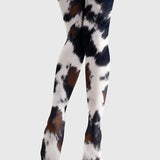 Viken | Leggings cu Tipărire Artistică Distractivă Subțire și Șosete Personalizate [Moo Chic]