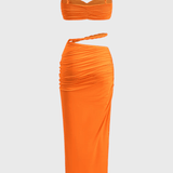 Estela | Set de rochie fără spate
