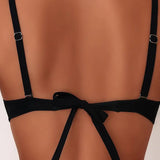 Set bikini sexy cu spate deschis