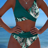 Bikini Contrast Culori Florale
