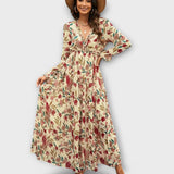Irina | Rochie Maxi cu Model Floral