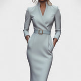 Inês | Rochie Elegantă cu Centură