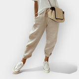 Helga | Eleganți pantaloni de lână în stil casual