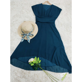 Helena | Rochie midi cu decolteu in V