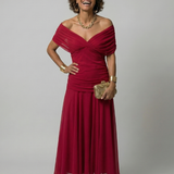 Calen | Rochie midi fără umeri