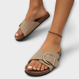 Margie | Sandale de plută pentru femei cu design cu cataramă