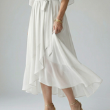 Elric | Rochie midi Viegls cu drapaje