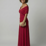 Calen | Rochie midi fără umeri