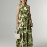 Sylin | Colectată Rochie Midi Halter