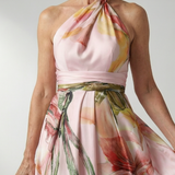Amiel | Rochie Maxi cu Flori Ușoară