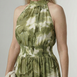 Sylin | Colectată Rochie Midi Halter