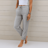 Sara | Pantaloni de In de Calitate Inalta cu Talie Intinsa