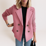 Marta™ | Palton Elegant cu Mâneci Pluşoase