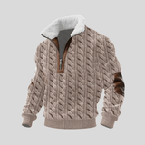 Stipe | Tricou fleece cu guler înalt