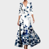 Isadora | Rochie maxi din mătase, confecționată manual premium