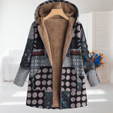 Rosalie | Paltă elegantă negru-albă pentru confortul zilei