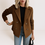 Marta™ | Palton Elegant cu Mâneci Pluşoase