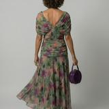 Calen | Rochie midi fără umeri