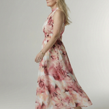 Sylin | Colectată Rochie Midi Halter