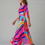 Celine | Midi rochie cu guler răsfrânt