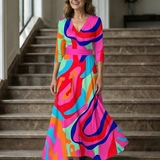 Celine | Midi rochie cu guler răsfrânt
