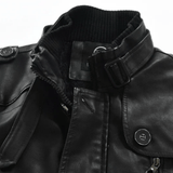Adrien™ | Jachetă elegantă lungă de piele pentru bărbați