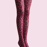 Viken | Legginși Plan Crimson Panther Leopard Print