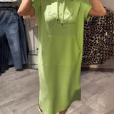 Saskia | Rochie din tricot cu glugă