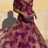 Louise | Rochie Maxi de Bal Elegantă cu Decolteu în V
