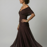 Calen | Rochie midi fără umeri