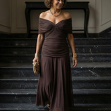 Calen | Rochie midi fără umeri