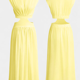 Jocelyn | Rochie Minimalistă cu Decupaj Înalt și Tăieturi pe Lateral