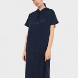 Saskia | Rochie din tricot cu glugă