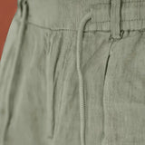 Nichols | Pantaloni din Lân cu Talie Elastică