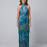 Juniper | Rochie Maxi cu Gaură de Cheie fără Bretele