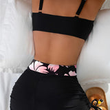 Costum de Baie din Două Piese cu Efect Push-Up