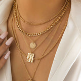 Eveleen | Colier din Metal Geometric
