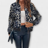 Raquel | Haină cu print leopard elegant