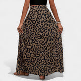 Maarja | Fustă midi cu model leopard