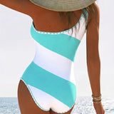 Costum de baie întreg colorat