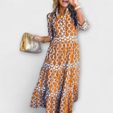 Sophia | Rochie Midi cu Detalii Lanț