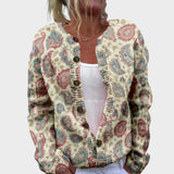 Lara | Cardigan de toamnă cu model floral
