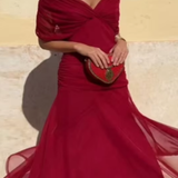 Louise | Rochie Maxi de Bal Elegantă cu Decolteu în V