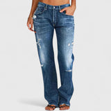 Liliana | Pantaloni de Denim cu Stil Elegant