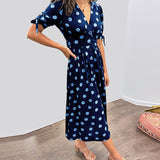 Monika | Rochie elegantă cu model buline