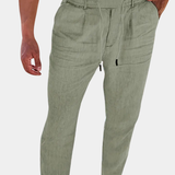Nichols | Pantaloni din Lân cu Talie Elastică