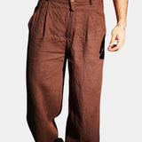 Dario | PANTALONI LEJERI DIN LINȚĂ