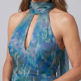 Juniper | Rochie Maxi cu Gaură de Cheie fără Bretele